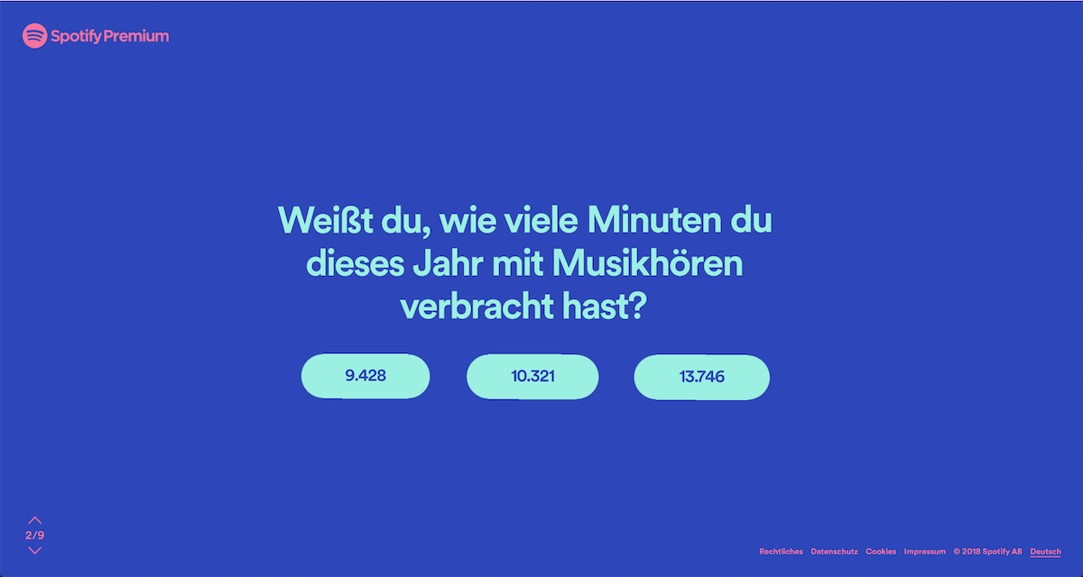 Hättest Du gewusst, wie viel Du pro Jahr an Musik streamst?